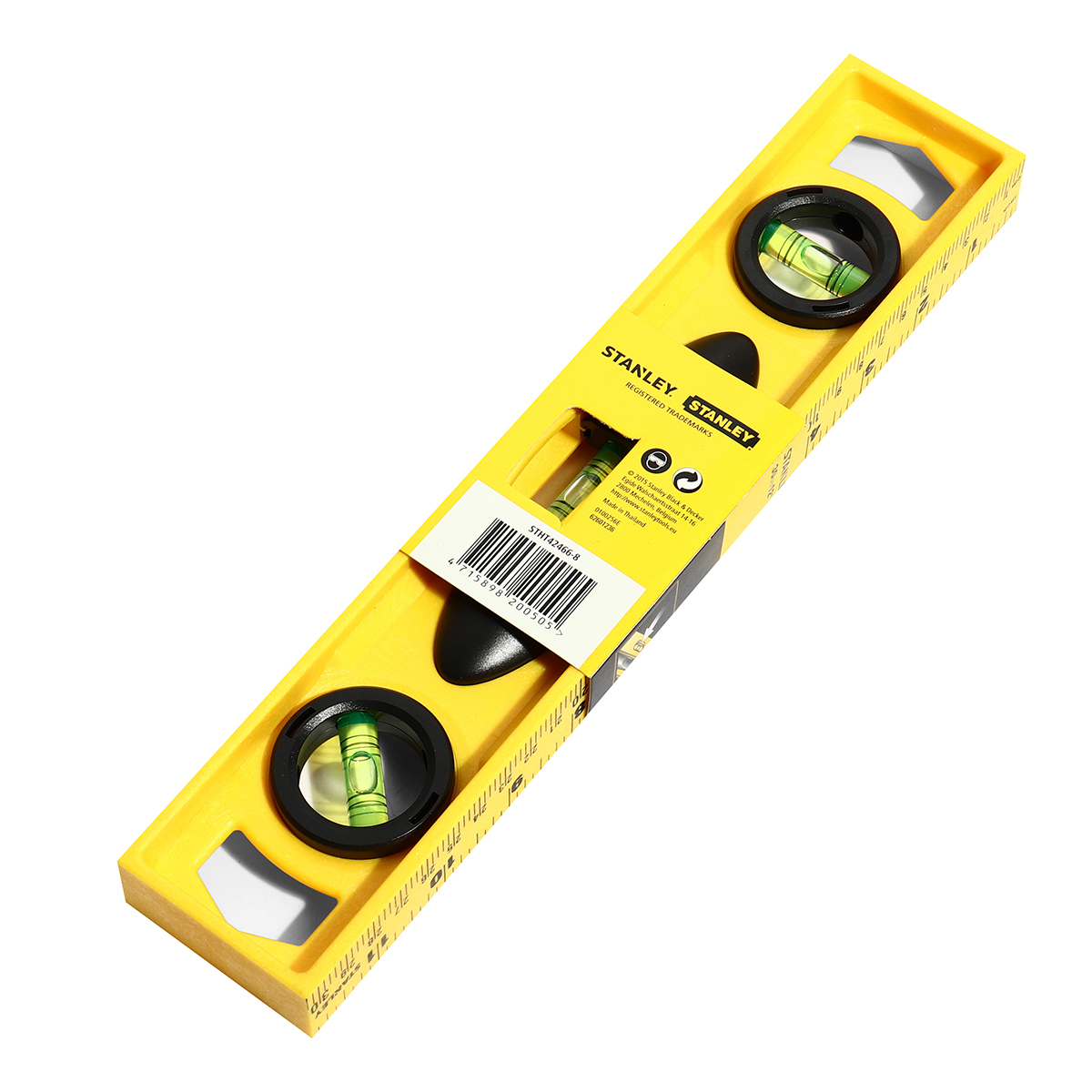 STANLEY 42-466 ระดับน้ำI-BEAMวัสดุABSสีเหลือง12"