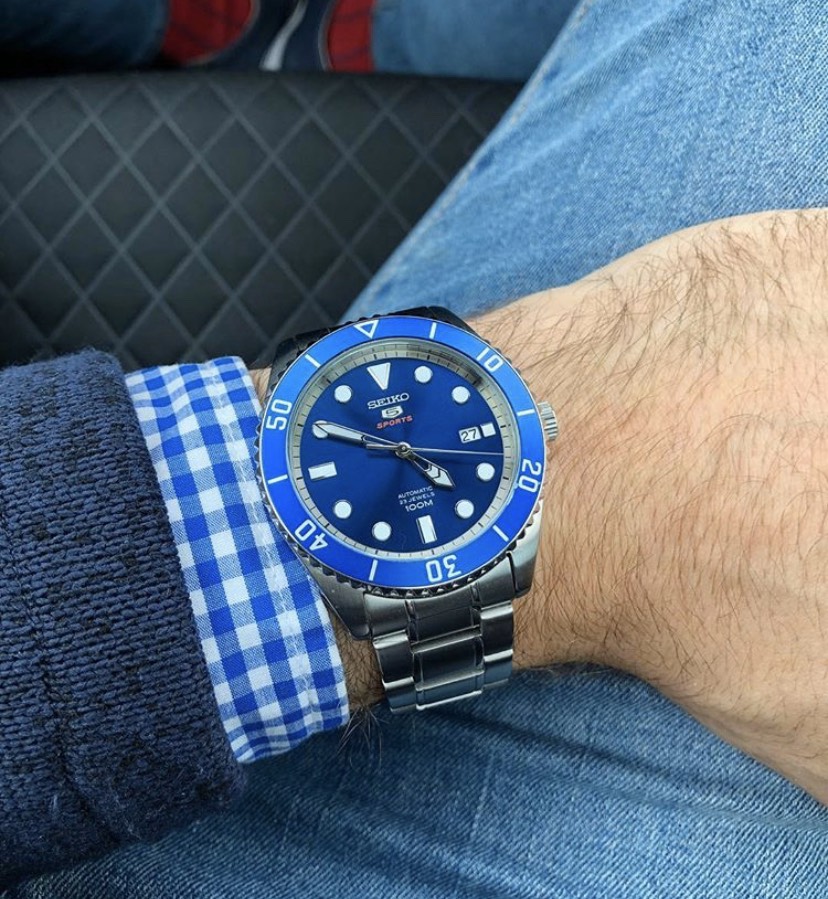 Seiko Sonic Blue 5Sport หายากมาก