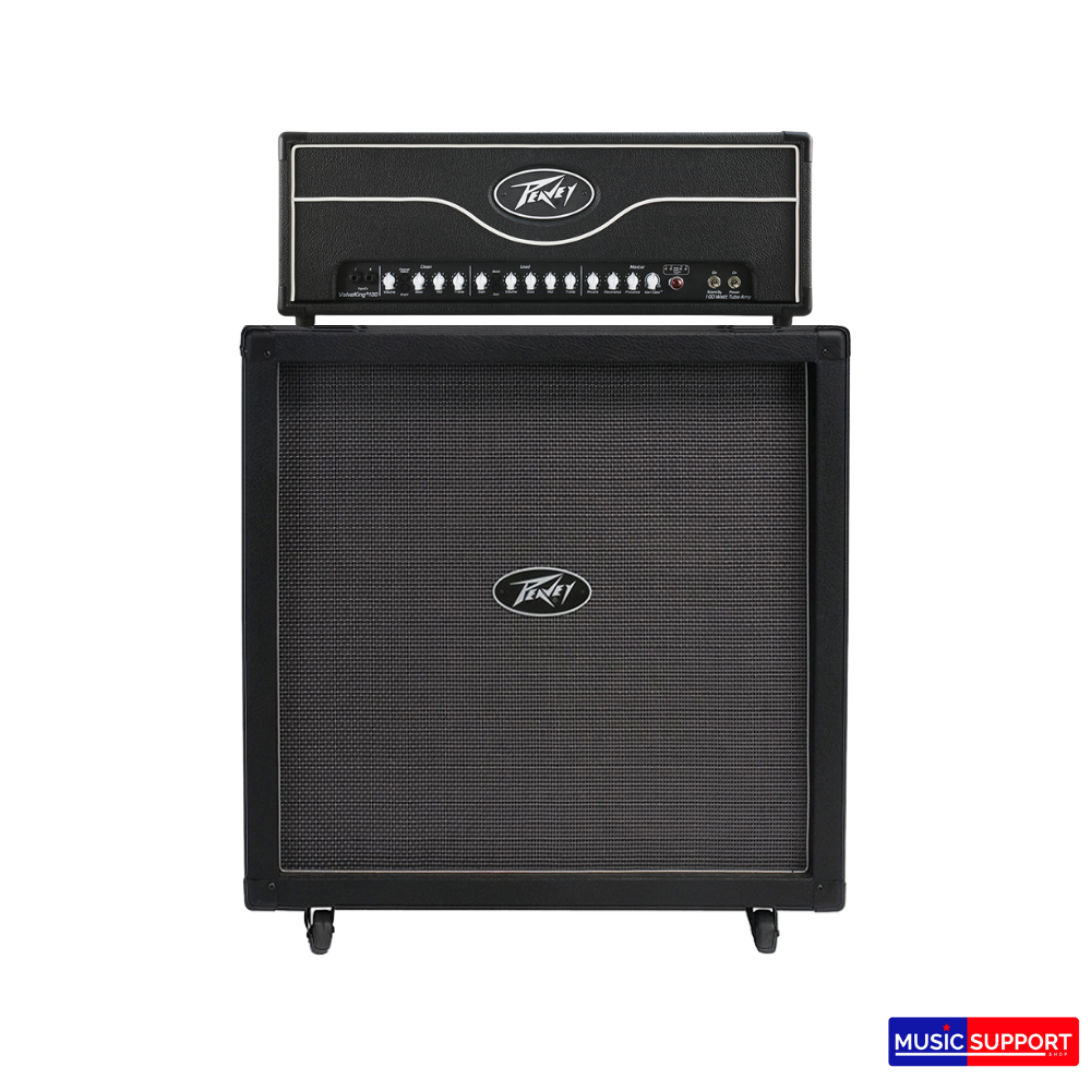 ชุดหัวแอมป์กีตาร์ Peavey ValveKing II 100W Head + Cabinet ValveKing 412 Slant