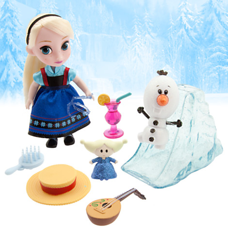 [พร้อมส่ง] Disney Animators Collection Elsa Mini Doll Play Set - 5