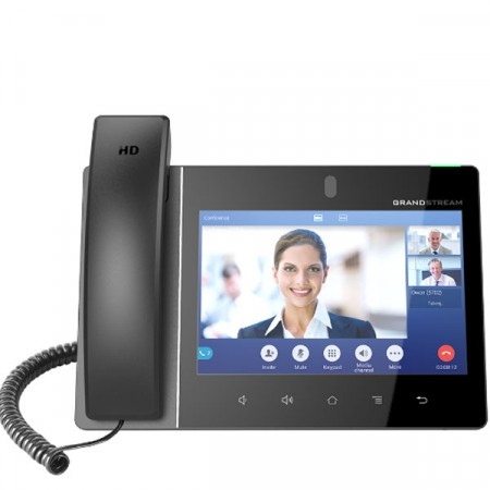 Grandstream GXV3380 High-End Smart Video Phone for Android, 16 lines 16 SIP accounts, 2 Megapixel camera, Bluetooth, Dual band Wi-Fi, 2 Port Gigabit PoE+