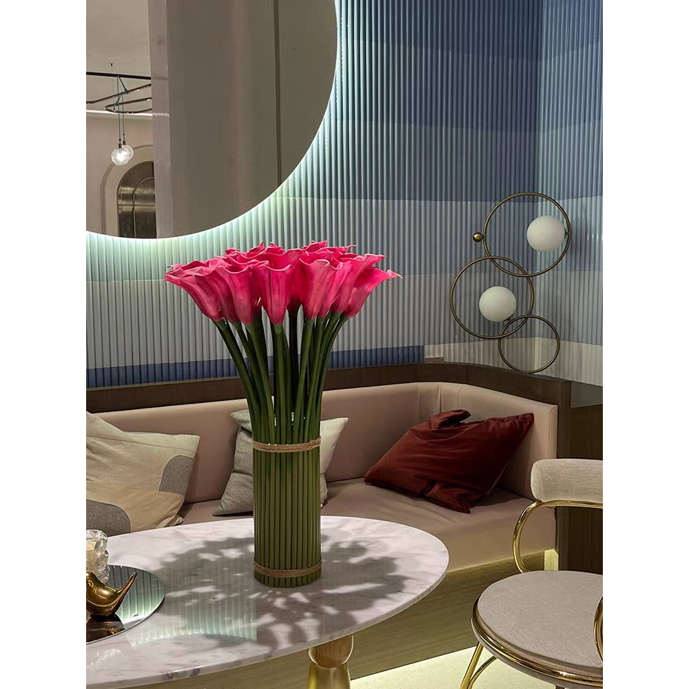 CT182E027 DECHOME ดอกไม้ Calla Lily ดอกไม้ปลอม ดอกไม้ตกแต่งโต๊ะ ดอกไม้ตกแต่งบ้าน