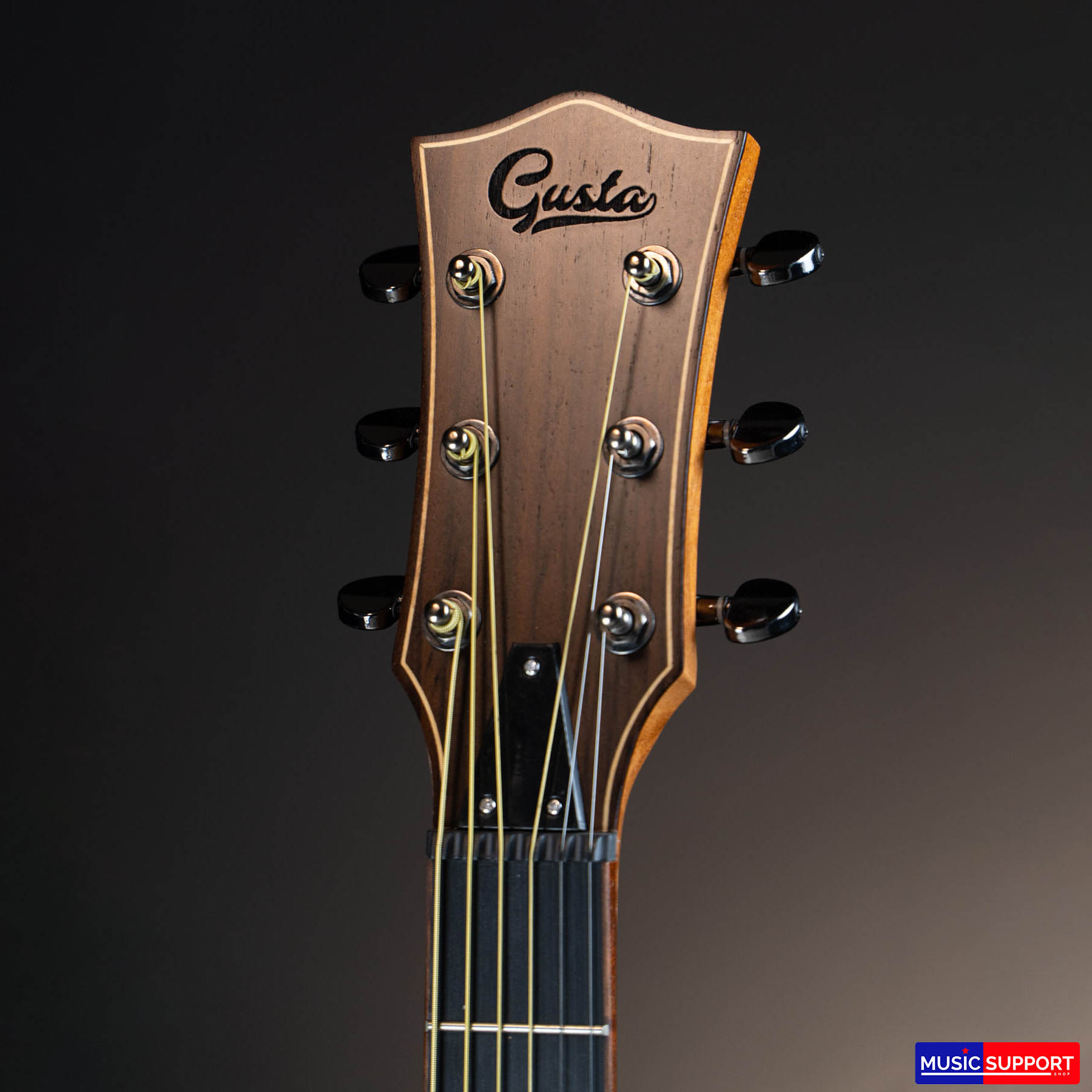 กีต้าร์โปร่งไฟฟ้า Gusta OM-JE
