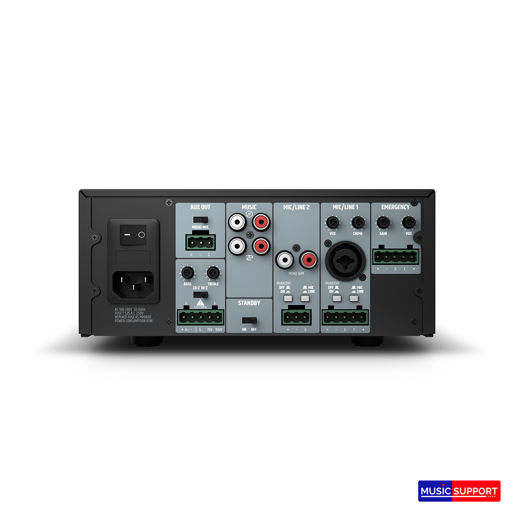 LD Systems LDIMA30INT Installation Mixing Amplifier 35W @ 4 Ohms / 100 V / 70 V
