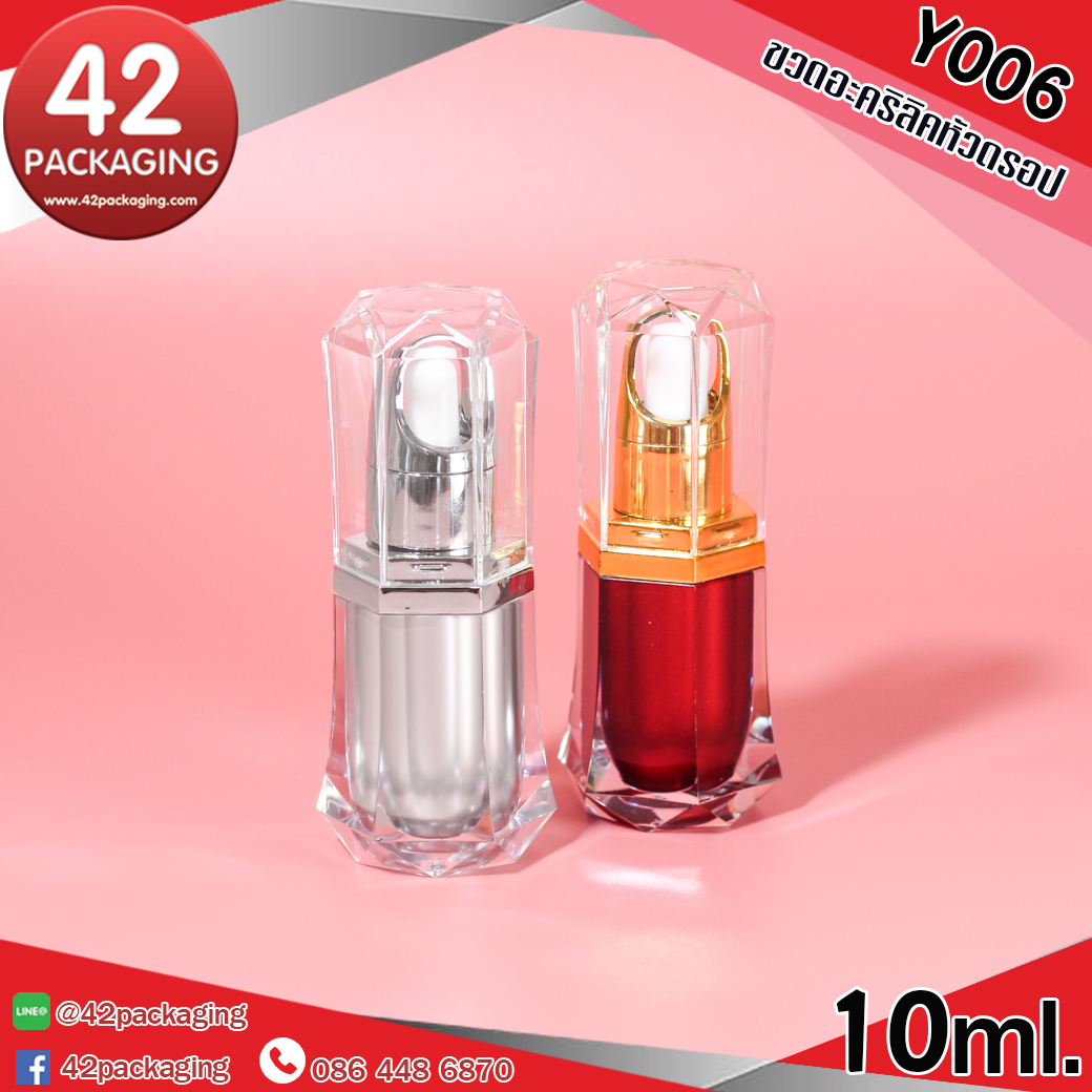 ขวดหยดอะคลิลิค หัวดรอปเปอร์ Y006