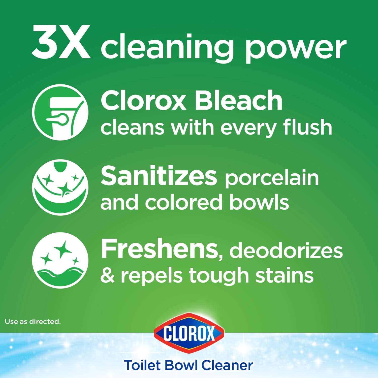 Clorox Automatic Toilet Bowl Cleaner เม็ดทำความสะอาด ฆ่าเชื้อโรค โถชักโครกอัตโนมัติ