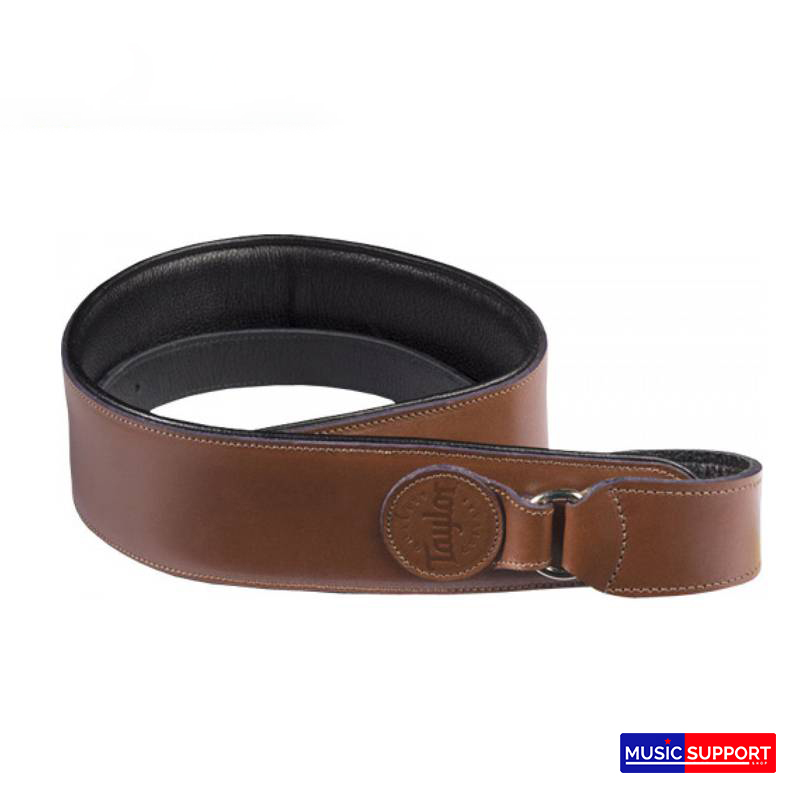 TAYLOR STRAP BADGH-TAN สายสะพายกีตาร์หนังแท้
