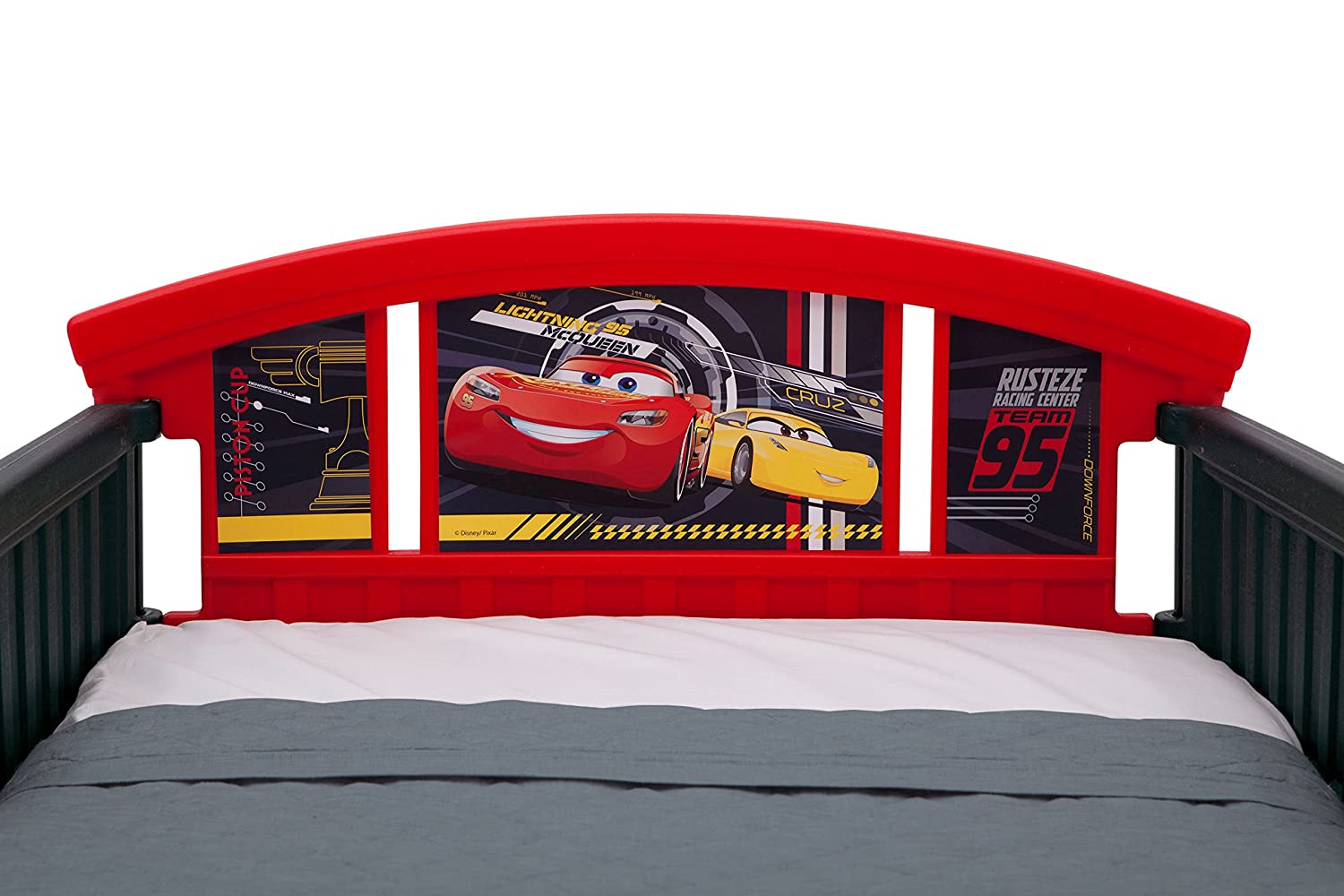Delta Children Plastic Toddler Bed, 3D Disney Pixar Cars