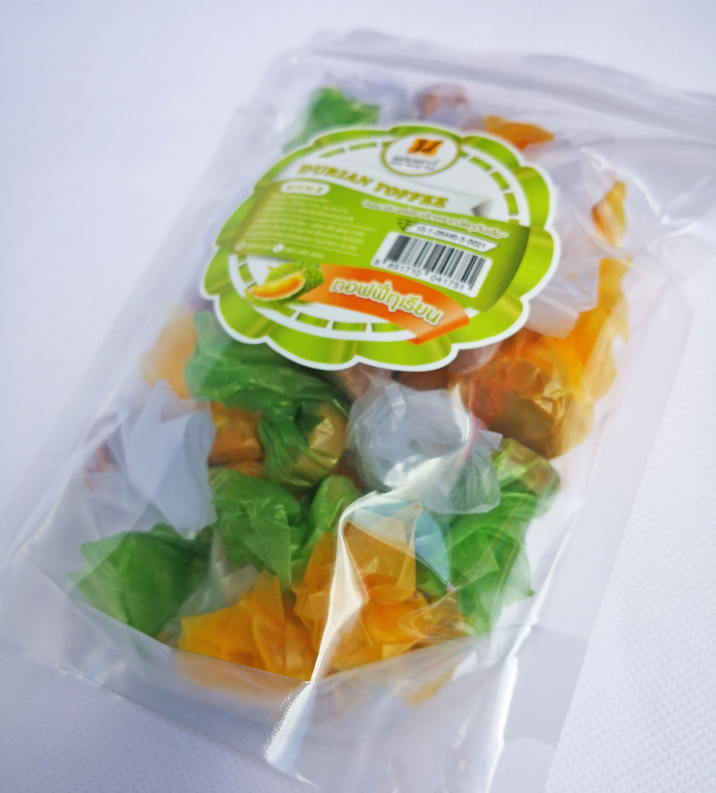 ทอฟฟี่ทุเรียน (10ถุง)