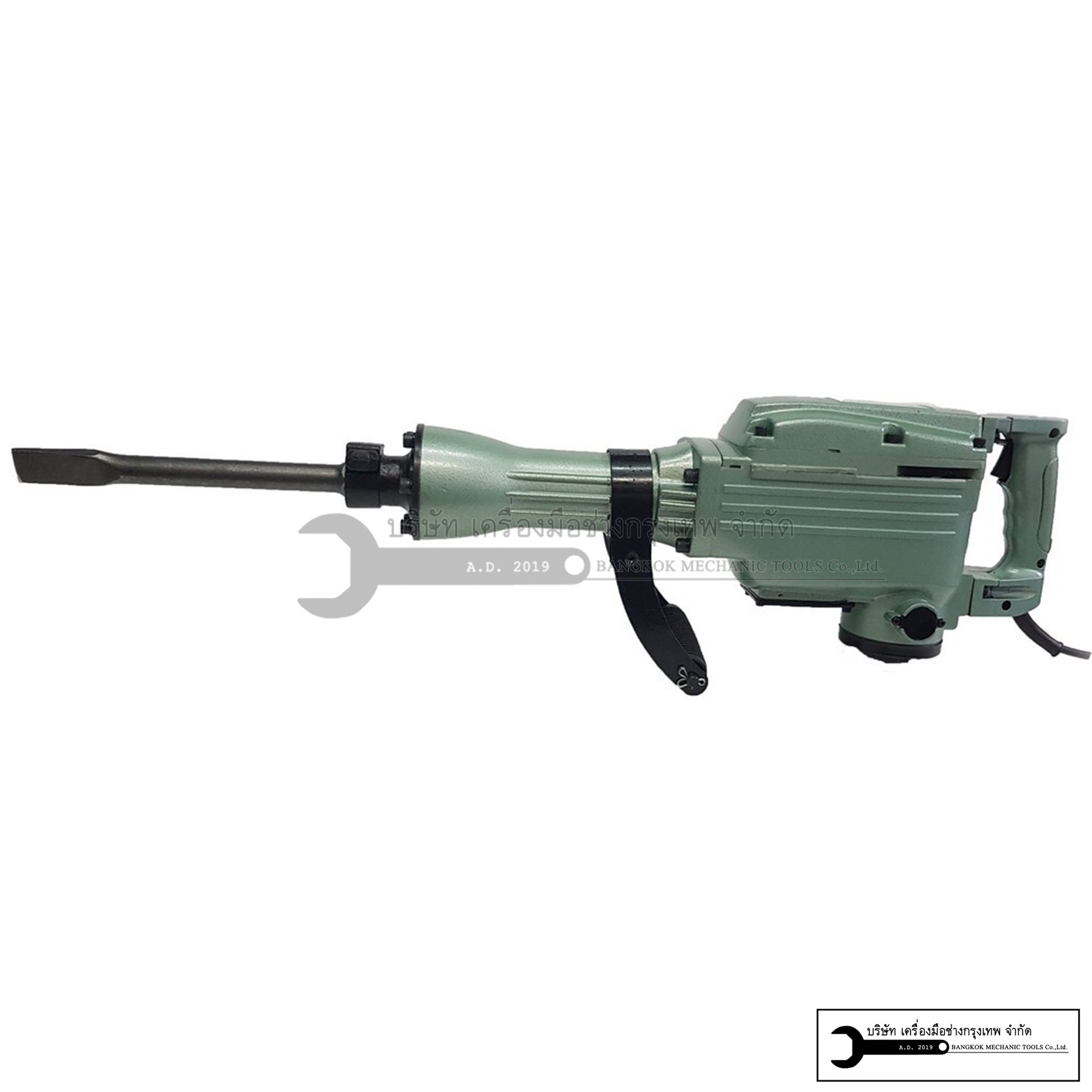 BERALA สกัดไฟฟ้า รุ่น BH-65A 1,500W หนัก 22kg สำหรับงานหนัก เจาะทำลายพื้นคอนกรีต ทำลายผนังปูน เจาะสกัดงานปูน เจาะถนน