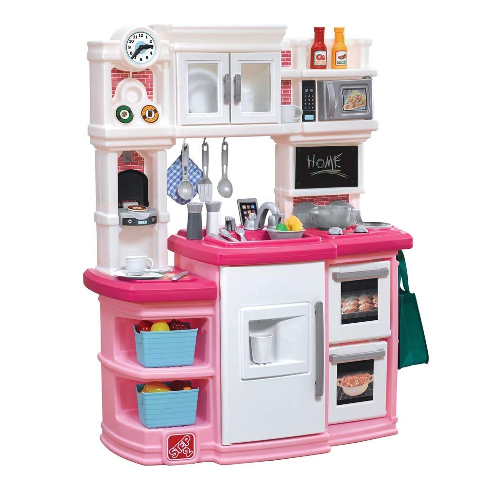 Step2 Great Gourmet Kitchen Pink ของเล่นชุดครัวจำลอง เสริมทักษะด้านจินตนาการ