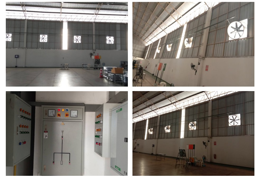 ผลงานการการออกแบบ ติดตั้งระบบระบายอากาศ แก้ไขปัญหาความร้อน