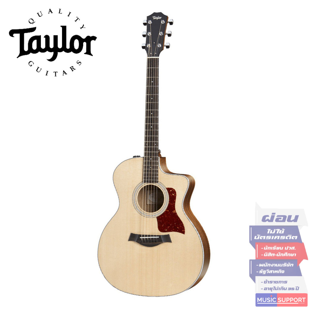 TAYLOR 214CE RW/GIG BAG กีตาร์โปร่งไฟฟ้า