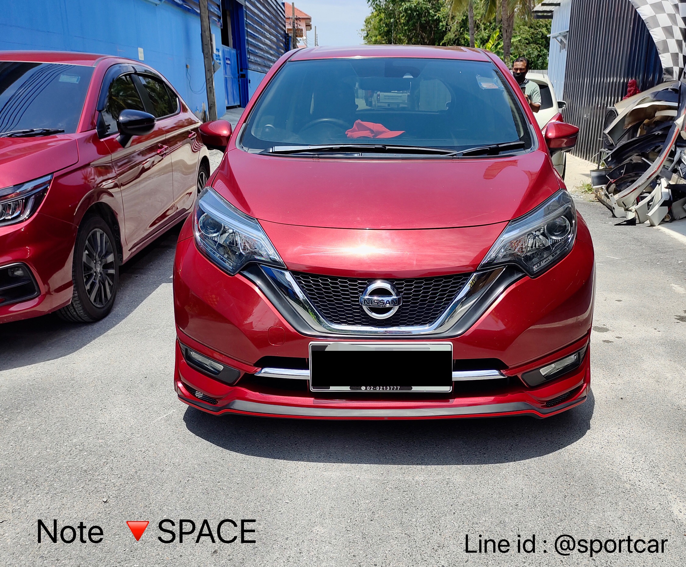 ชุดแต่งรอบคัน Nissan Note ทรง SPACE ท่อคู่สปอร์ต , สเกิร์ต นิสสันโน๊ต แต่งสวย งานคุณภาพ ราคาไม่แรง