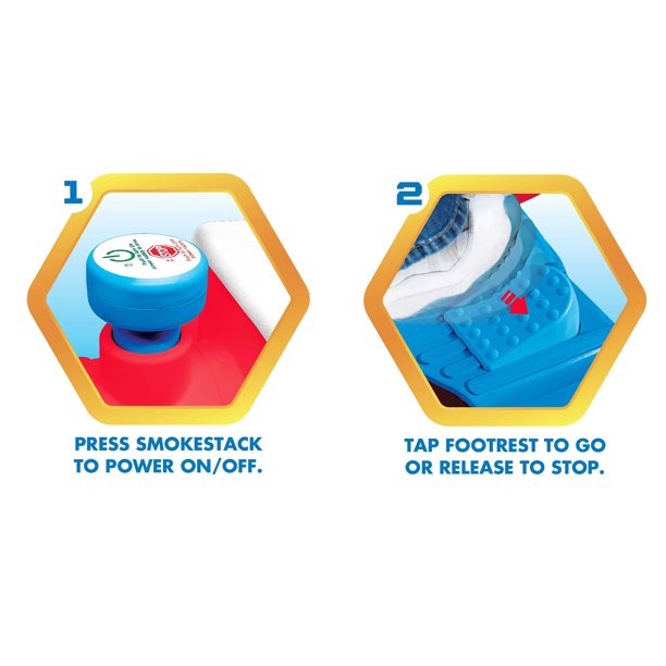 Paw Patrol 6-Volt Powered Train with Tracks and Caboose รถแบตเตอรี่ พาว พาโทรล 6V พร้อมราง