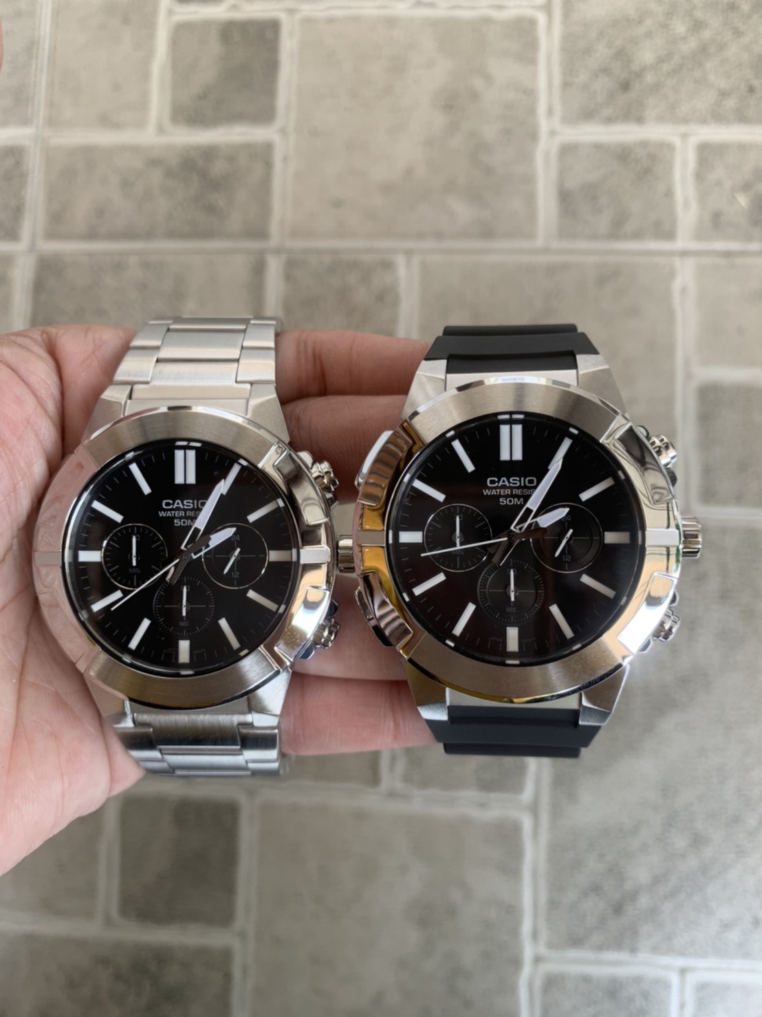 Casio G-Steel จอChronograph รุ่นใหม่ล่าสุด MTP-E500