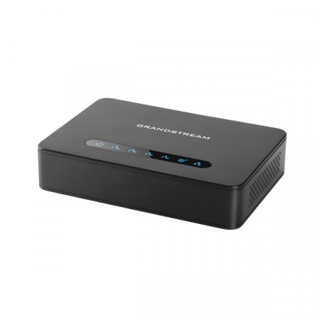 Grandstream HT814 Handy Tone Analog Telephone Adapter (ATA), 4 SIP Account, 4FXS, 1 WAN & 1 LAN 10/100/1000Mbps
