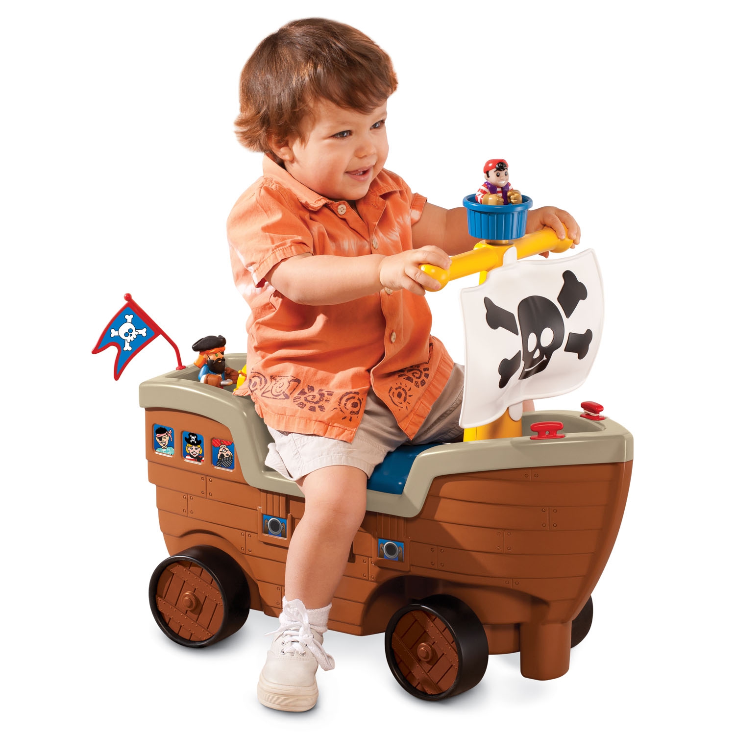 Little Tikes Play n Scoot Pirate Ship รถขาไถเรือโจรสลัด