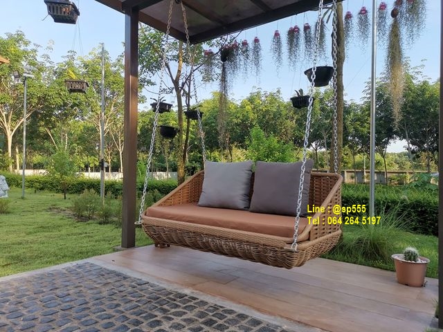 ชิงช้าหวายเทียม sw003 (บ้านคุณวิไล)