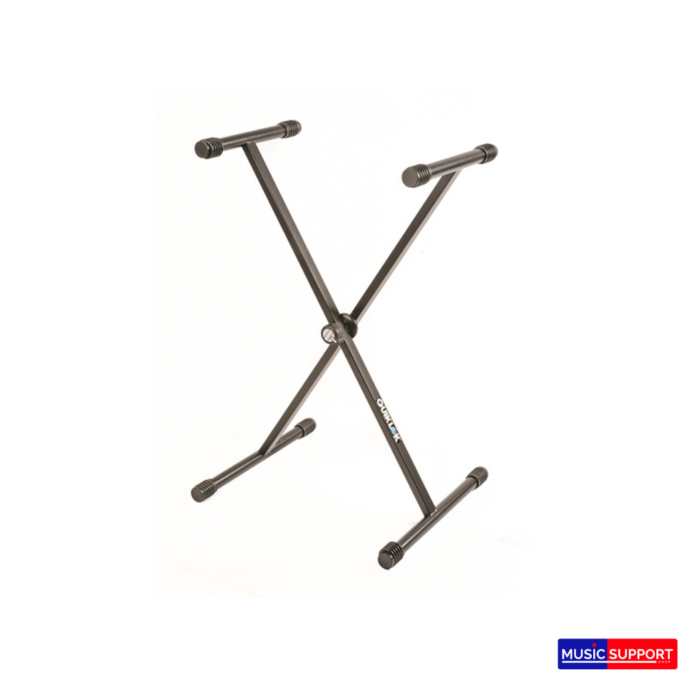 Quiklok T-10 BK IC ขาตั้งคีย์บอร์ดตัว X เหล็กเดี่ยว