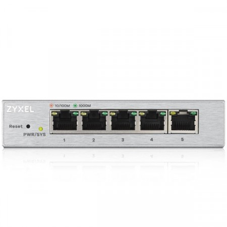 Zyxel GS1200-5 5 Ports 10/100/1000BASE-T Web Manged Desktop Switch