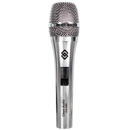 ไมโครโฟนไดนามิก Clean Audio CA-289 สีเงิน