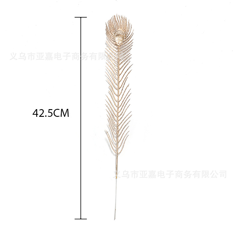 กิ่งไม้สีทอง ใบไม้สีทอง ยูคาลิปตัสทอง ตกแต่งห้อง ประกอบฉาก ST502E806