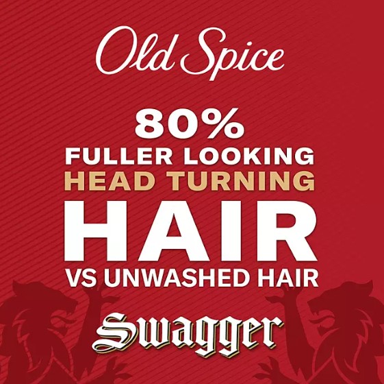 แชมพูสระผมชายและครีมนวดผม Old Spice Swagger 2-in-1 Shampoo and Conditioner