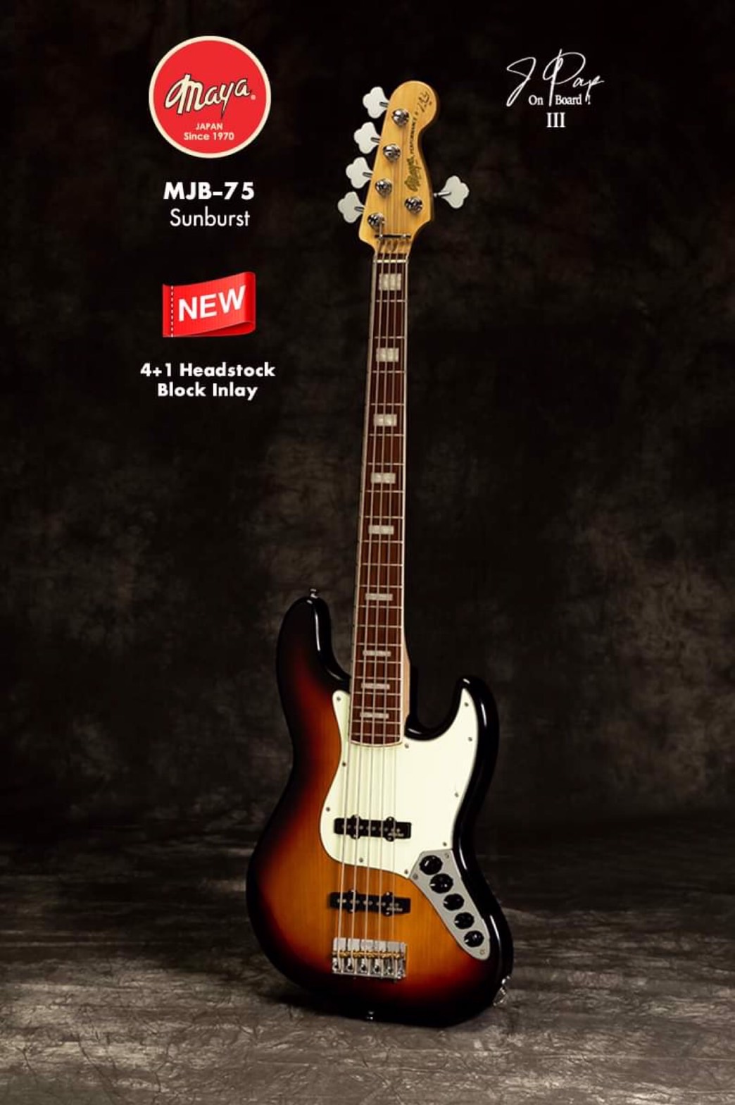 MAYA กีตาร์เบส Maya MJB7-5 / 2022