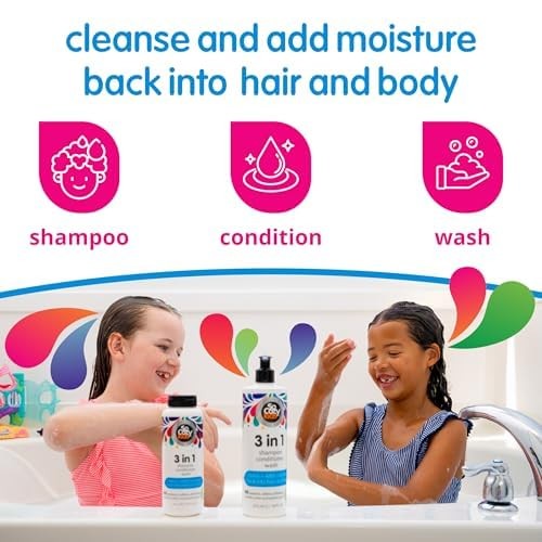 SoCozy 3-in-1 (Shampoo + Conditioner + Body Wash) สบู่เหลวอาบน้ำแบบออลอินวันสำหรับเด็ก
