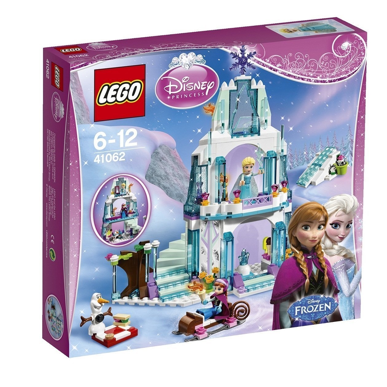 Lego Disney 41062 Elsa s Sparkling Ice Castle ตัวต่อเลโก้ ชุดปราสาทน้ำแข็งของเจ้าหญิงเอลซ่า