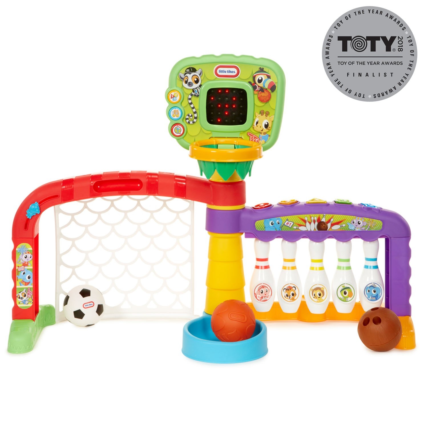 Little Tikes Light n Go 3-in-1 Sports Zone ของเล่นกีฬารวมมิตร โบว์ลิ่ง บาส บอล คุ้มมาก