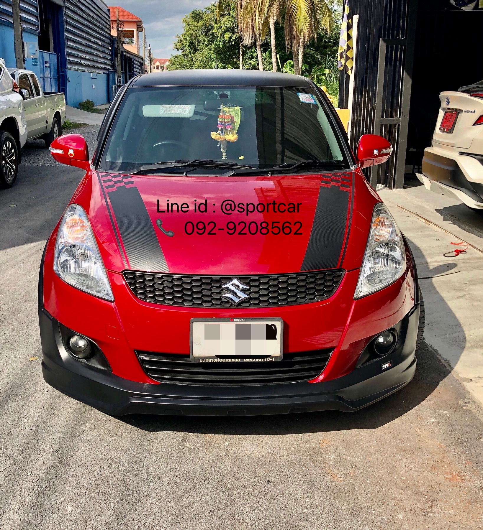 ชุดแต่ง swift 2012 2013 2015 Mini มีคิ้วล้อ ท่อคู่ สเกิร์ตรอบคัน suzuki swift แต่งสวย byแต่งรถTTS