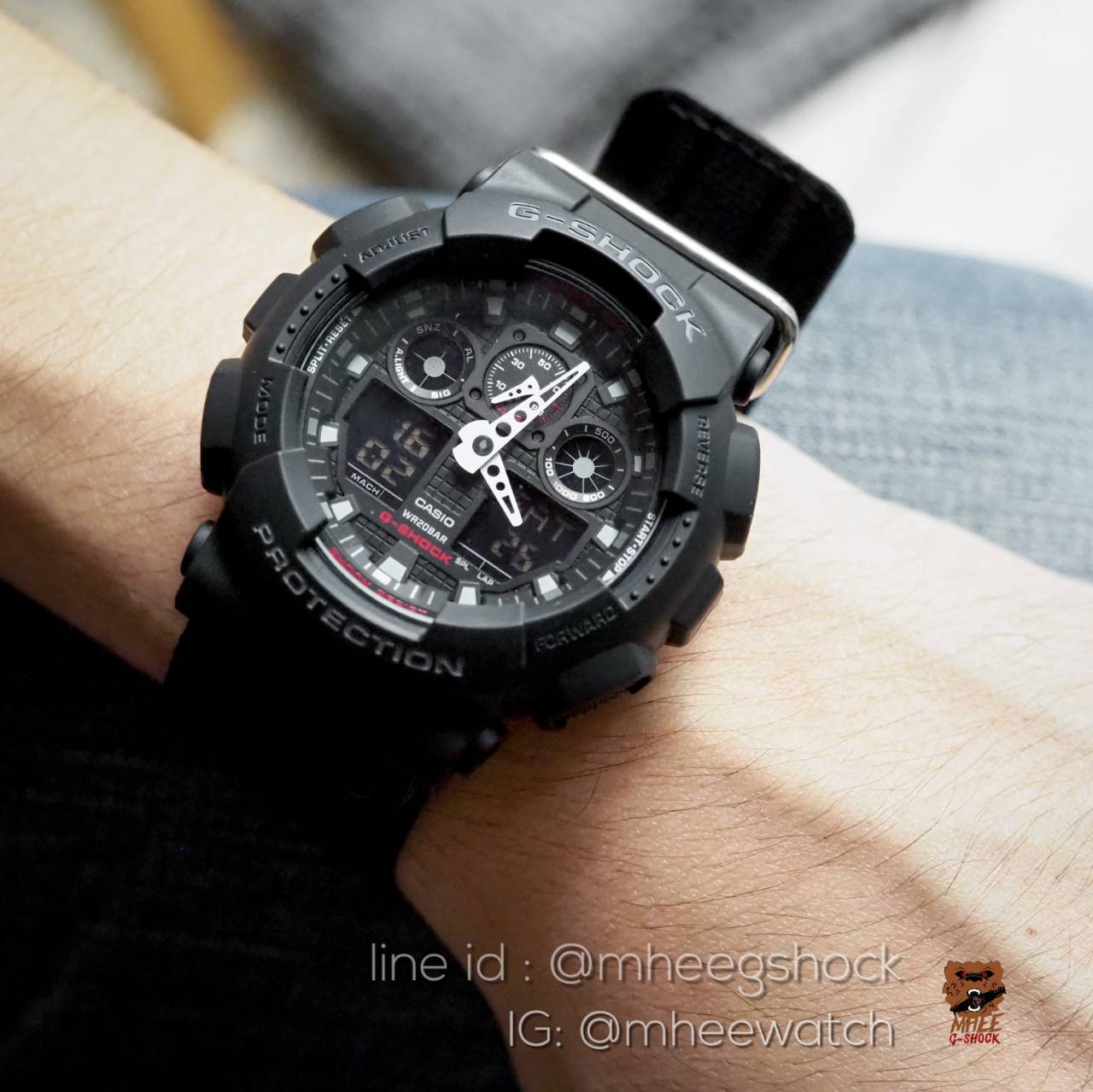 G-Shock รุ่น GA-100MC-1ADR