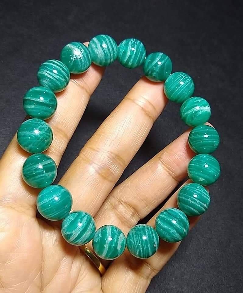 Russian Stripe Amazonite อมาโซไนต์รัสเซีย