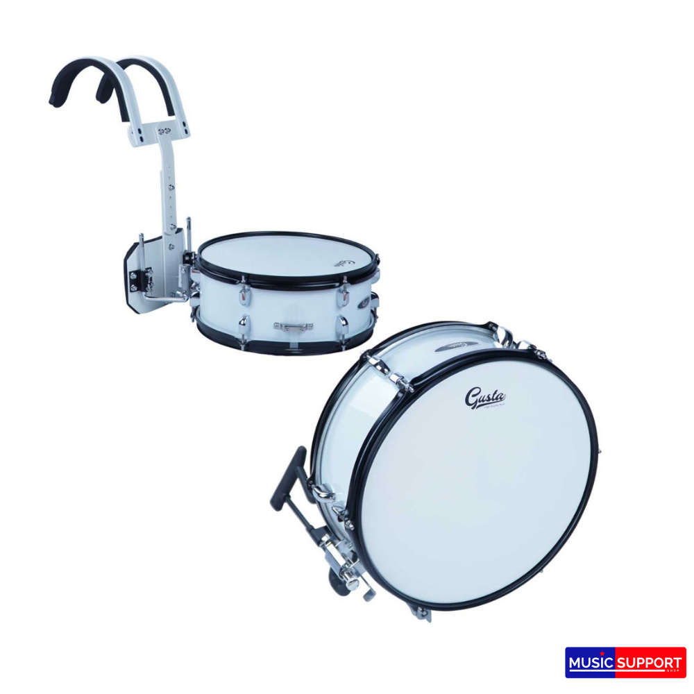 กลองสแนร์ Gusta รุ่น MSS-14 พร้อมชุดขาแขวน