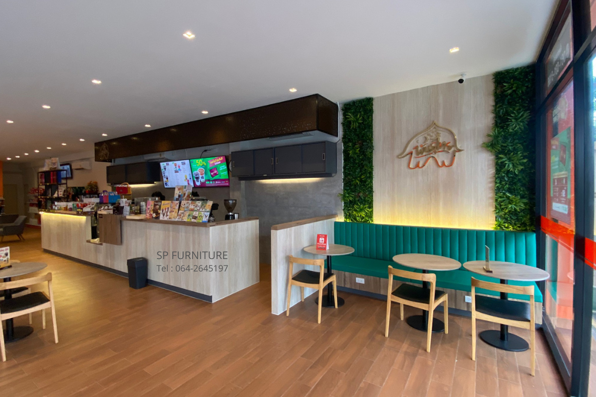 เคาน์เตอร์ร้านกาแฟพันธุ์ไทย ผลิตเคาน์เตอร์กาแฟ