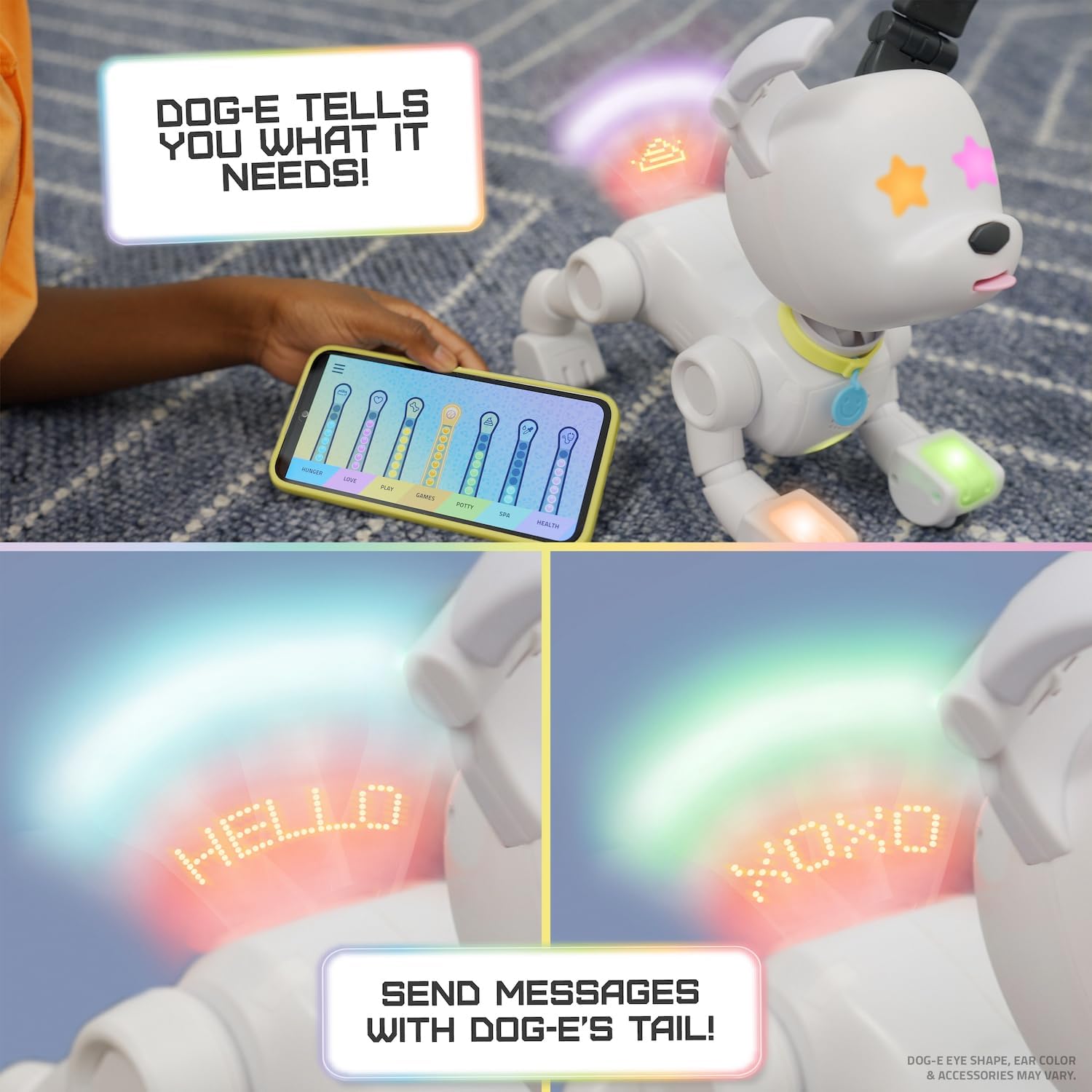 Dog-E Interactive Robot Dog หุ่นยนต์สุนัขมีชีวิต เปลี่ยนสีและมีอารมณ์ ของเล่นสำหรับเด็ก