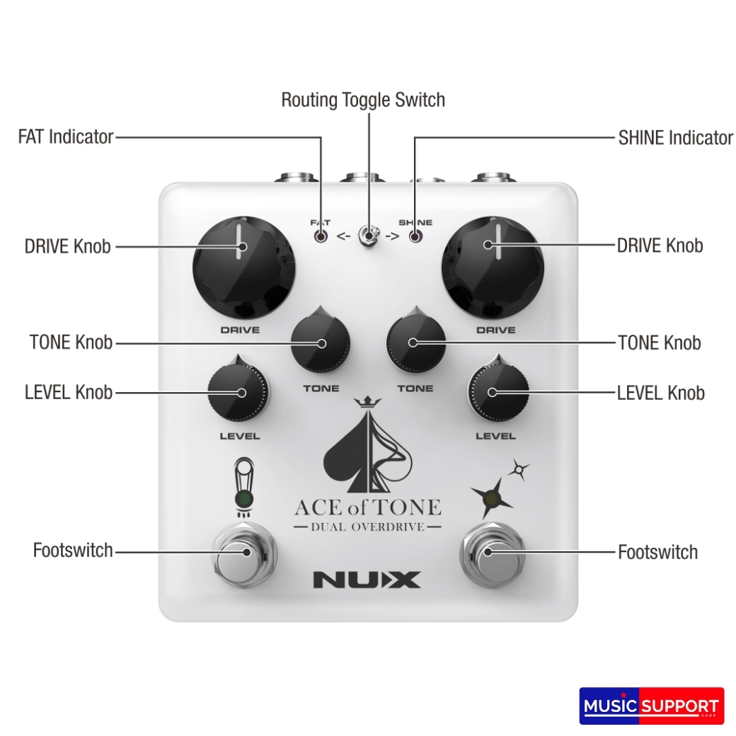 NUX NDO-5 ACE of TONE Dual Overdrive