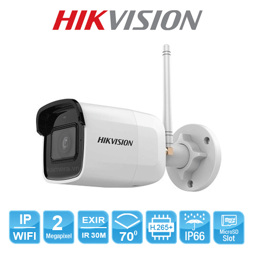 2 MP Mini Bullet WIFI Camera Built-in Mic รุ่น DS-2CD2021G1-IDW1