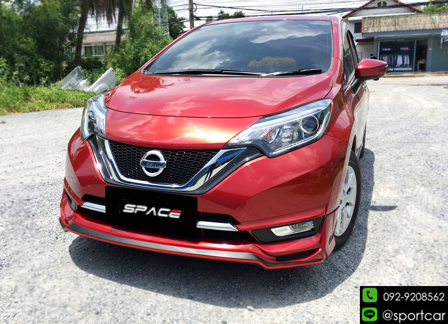 ชุดแต่งรอบคัน Nissan Note ทรง SPACE ท่อคู่สปอร์ต , สเกิร์ต นิสสันโน๊ต แต่งสวย งานคุณภาพ ราคาไม่แรง