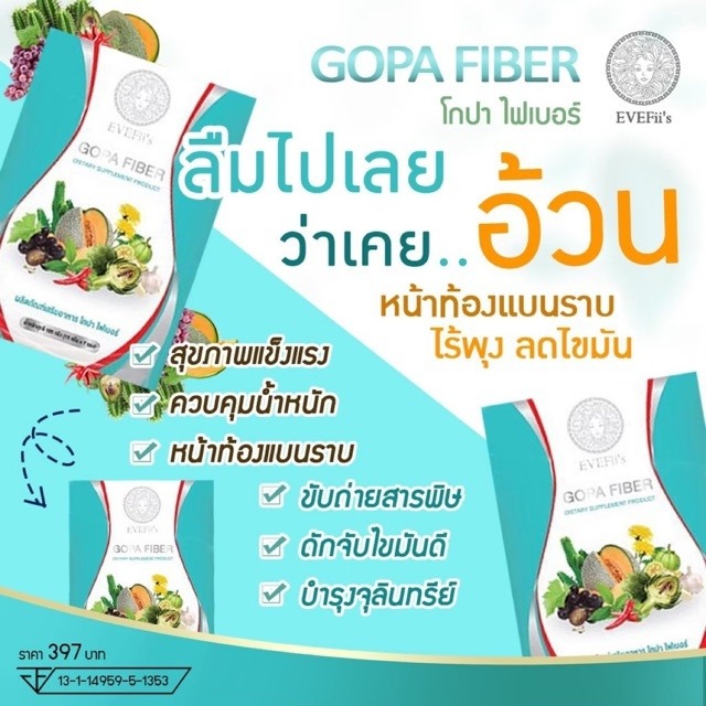 ไฟเบอร์ลืมอ้วน สำหรับผู้ที่มีปัญหาระบบขับถ่าย ทำให้พุงป๋อง และอึดอัด ลดความอ้วนยังไงก็ไม่ได้ผล