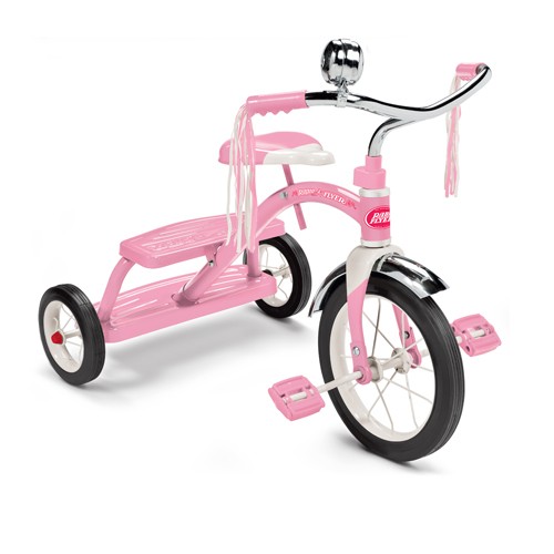 Radio Flyer Classic Pink Dual Deck Tricycle จักรยานสามล้อคลาสสิคขั้นบันไดสุดฮิต