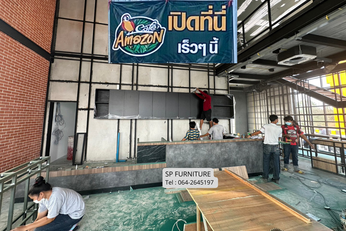 เคาน์เตอร์ร้านคาเฟ่อเมซอน Cafe Amazon