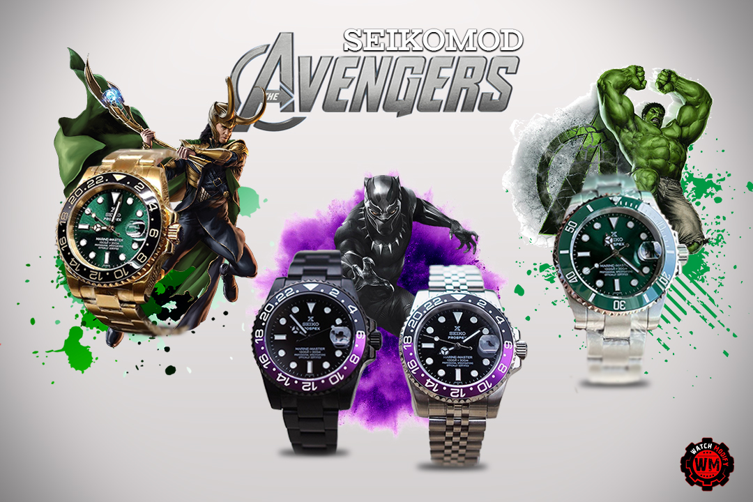 Seiko Mod Avengers Special Set Very premium edition