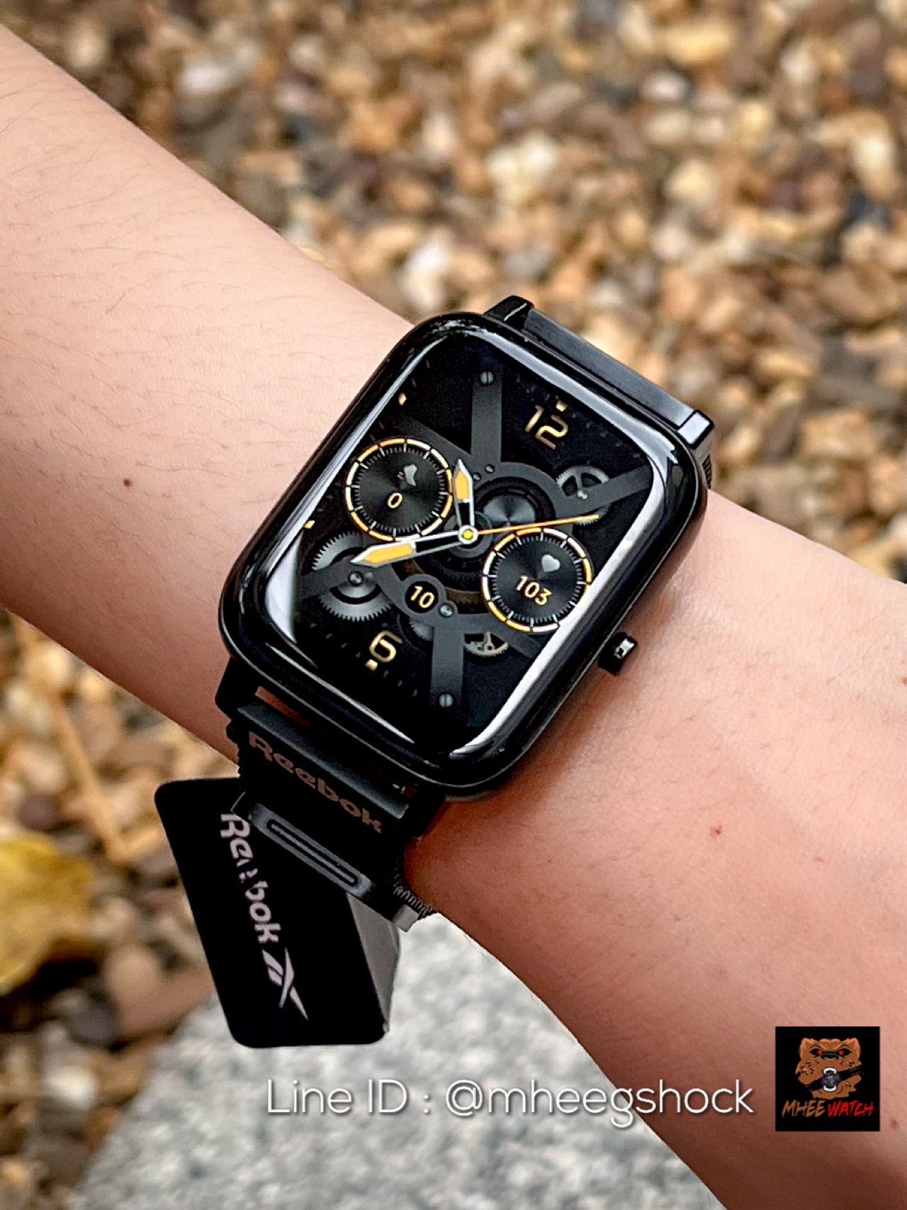 Smart Watch Reebok Black Relay Touchscreen GPS tracker ของแท้ ประกันศูนย์