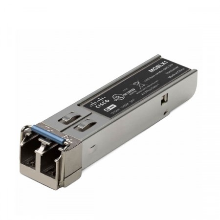 Cisco MGBLX1 Gigabit Ethernet LX Mini-GBIC SFP Transceiver Duplex LC (LC Connector),Single-Mode (SM) Wavelength 1310 nm, up to 10 km
