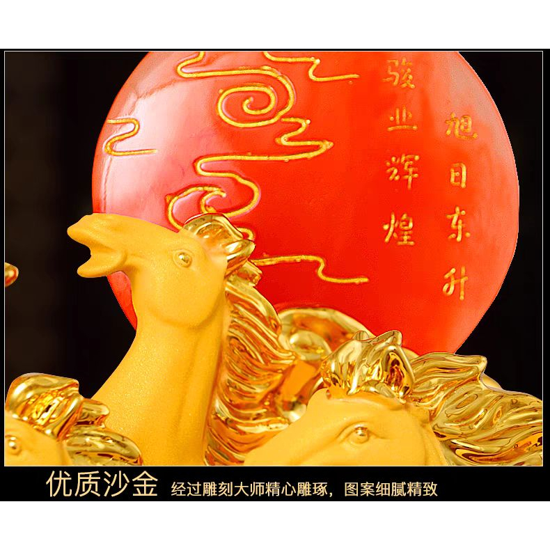 CT185B119 HAOYUN โมเดลม้า โมเดล ของมงคล ของขวัญ ม้ามงคล ม้าวิ่ง