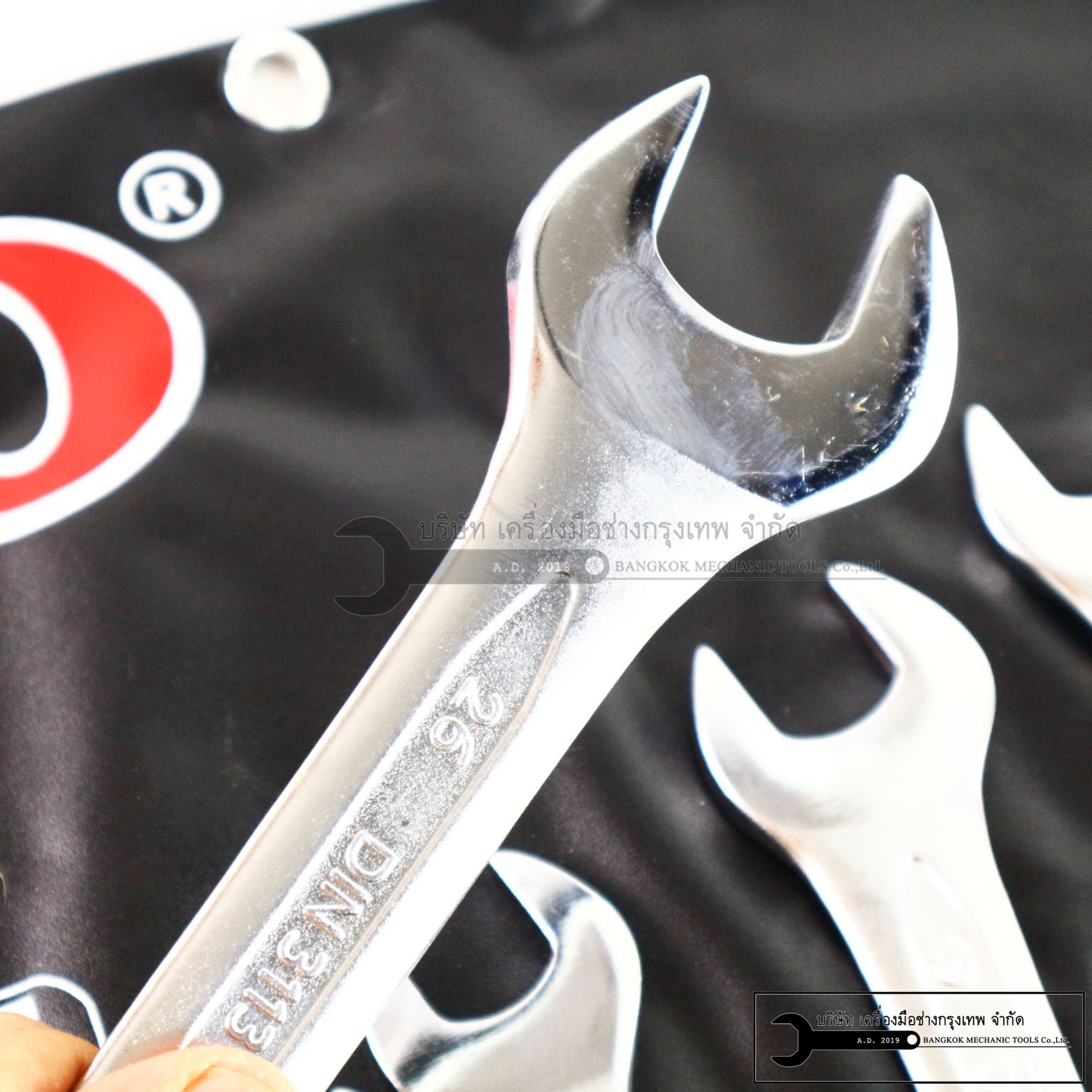 ประแจแหวนข้าง SOLO รุ่น 9014 เบอร์ 8-26 เกรด CRV ทรงเยอรมัน