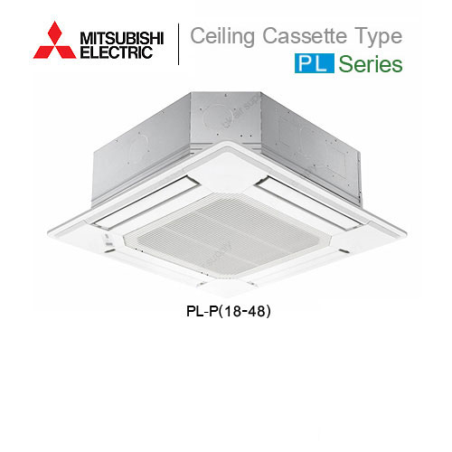 แอร์มิตซูบิชิ Mitsubishi PL Series รุ่นฝังในฝ้าเพดานกระจายลม 4 ทิศทาง รหัสสินค้า : PL-P (18-48) BAK 17,400 - 45,000 Btu